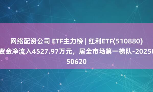 网络配资公司 ETF主力榜 | 红利ETF(510880)主力资金净流入4527.97万元，居全市场第一梯队-20250620